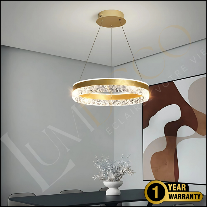 Suspension CRYSTALIA Dorée  – SL109