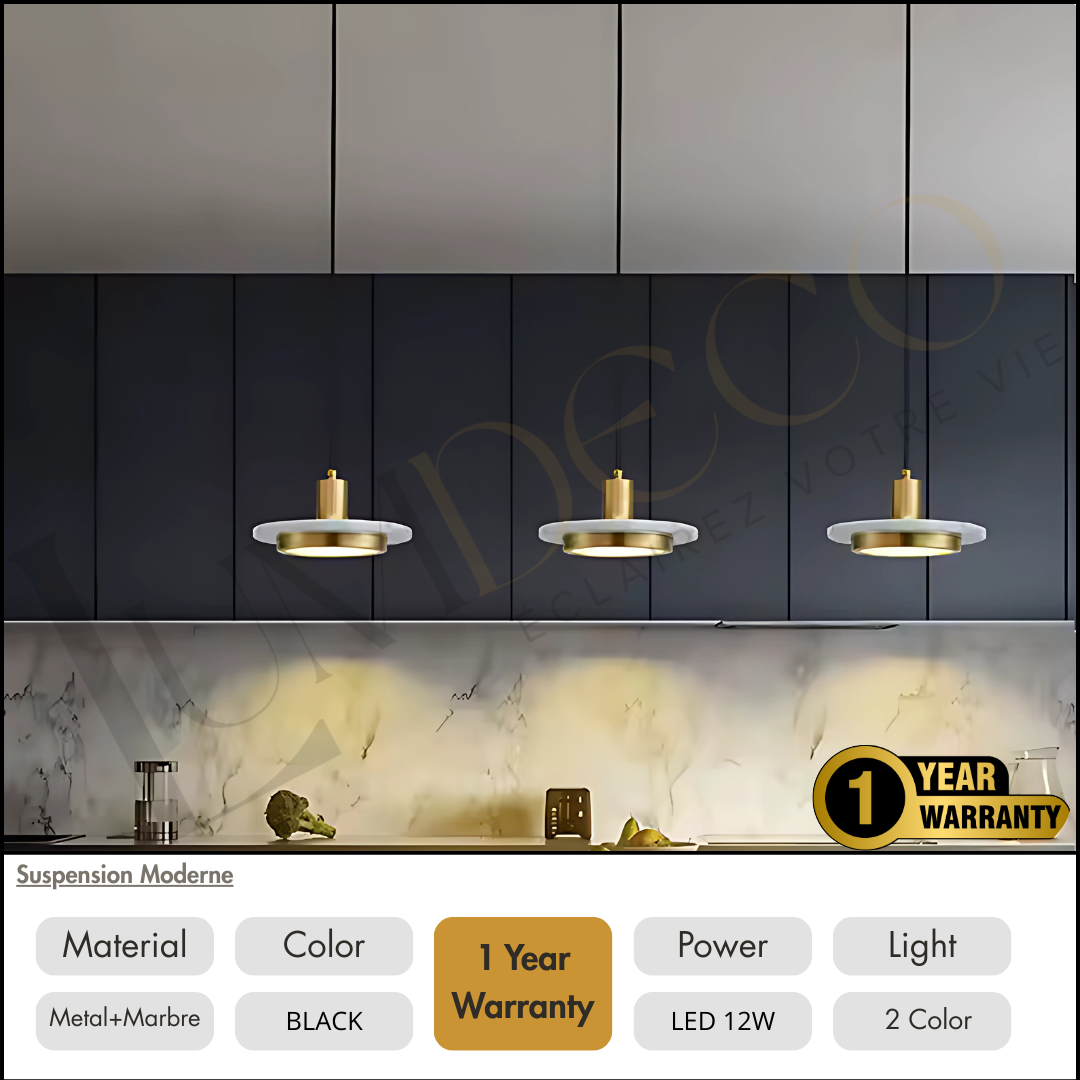 Suspension ASTRIA Marbre Blanc - SL120