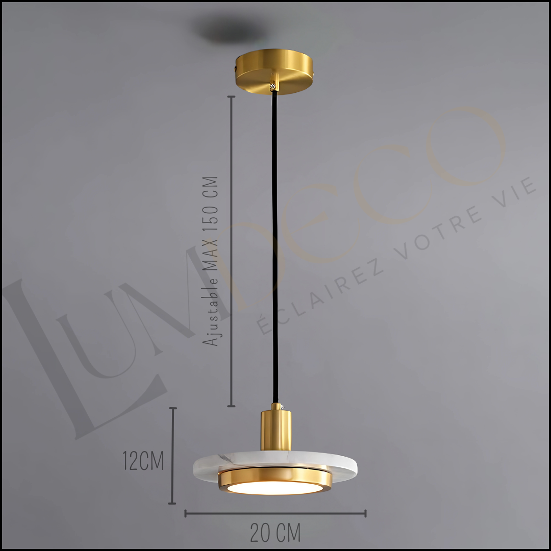 Suspension ASTRIA Marbre Blanc - SL120