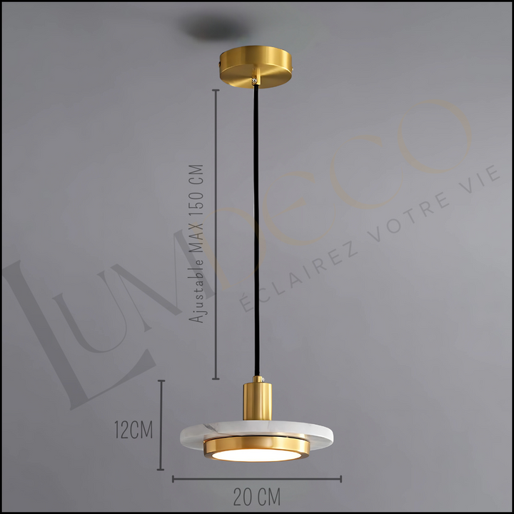 Suspension ASTRIA Marbre Blanc - SL120