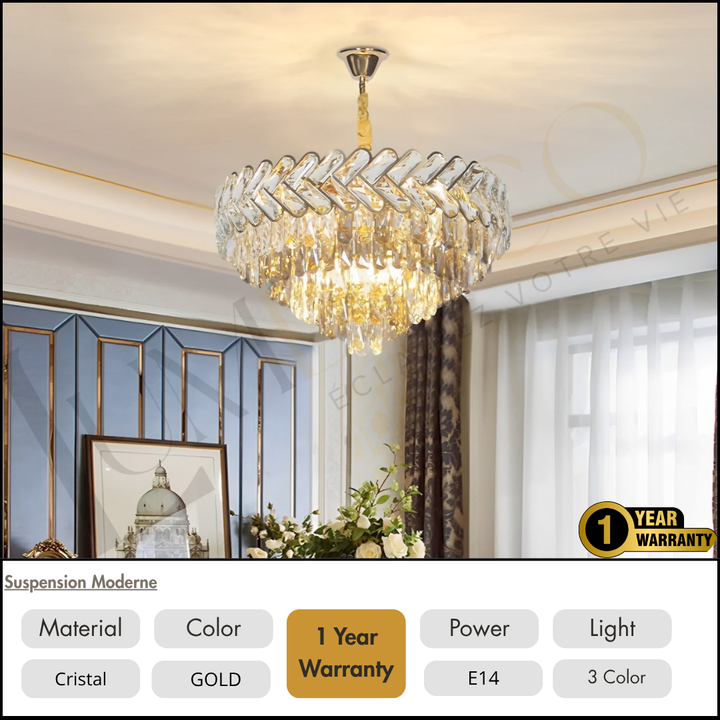 Lustre Mamouniya Doré - TR038