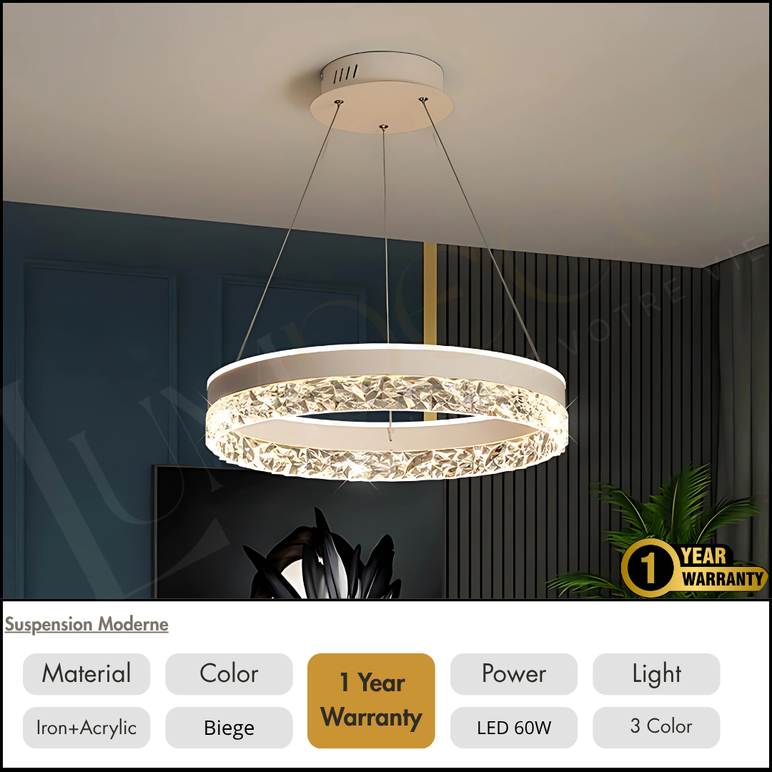 Suspension CRYSTALIA  Beige - SL064