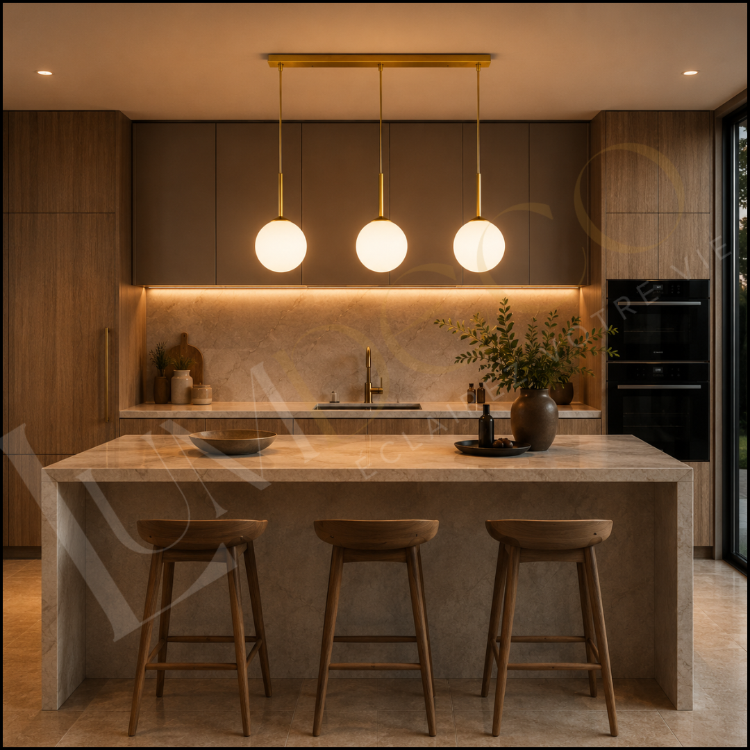 Suspension en verre triple lumières- SS015